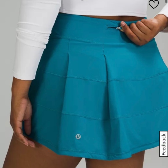 NWT LULULEMON Pace Rival Mid-Rise Skirt Tall (2) - Picture 2 of 7